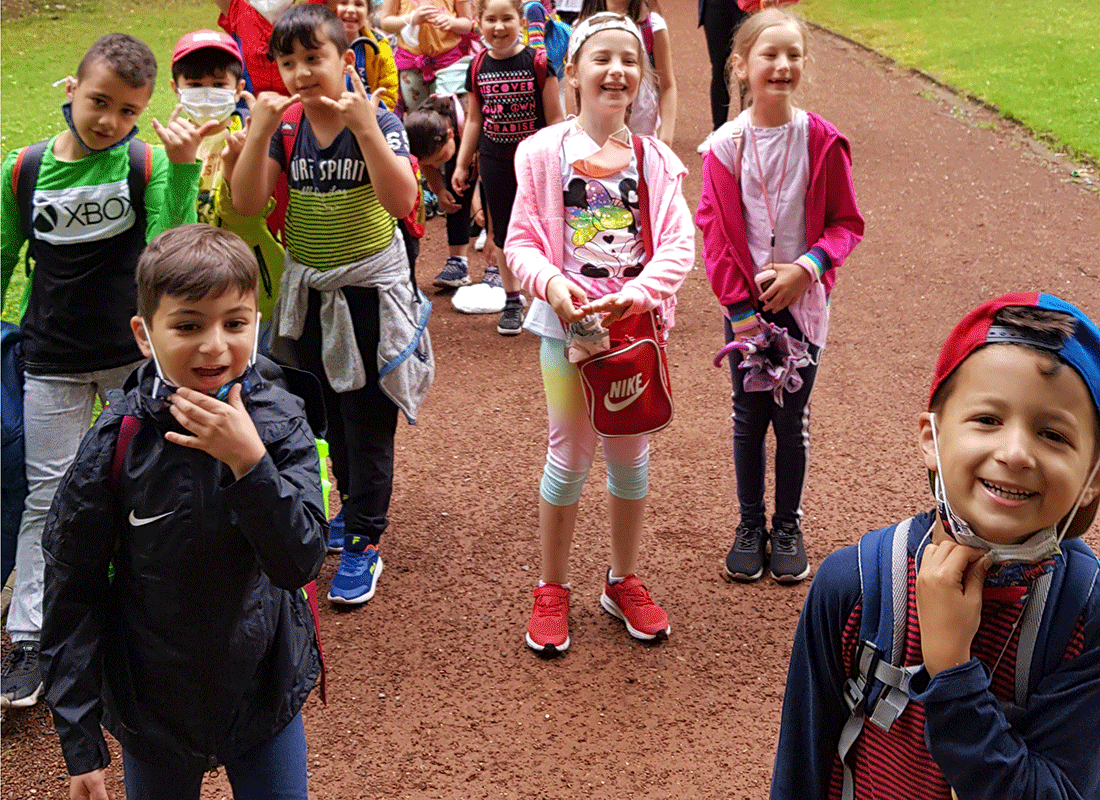 Besuch der 1. Klassen der Grundschule Feldsieper Schule im Tierpark Bochum