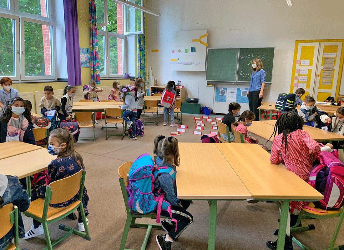 Einschulung an der Grundschule Feldsieper Schule