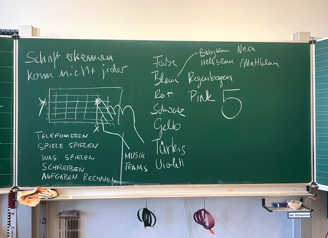 Aus dem Unterricht in der Feldsieper Schule Bochum