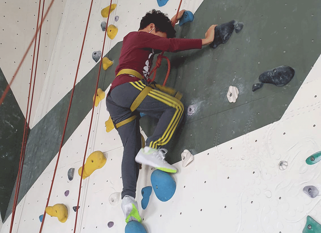 Ausflug in die Kletterhalle des 4. Jahrgangs der Feldsieper Grundschule Bochum