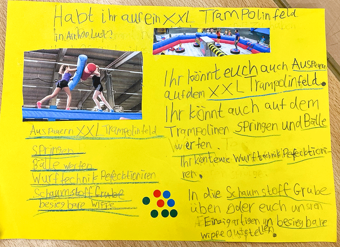 Aus dem Unterricht in der Feldsieper Schule Bochum