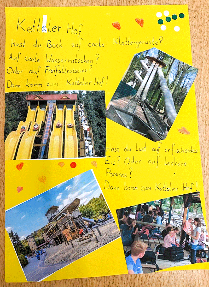 Aus dem Unterricht in der Feldsieper Schule Bochum