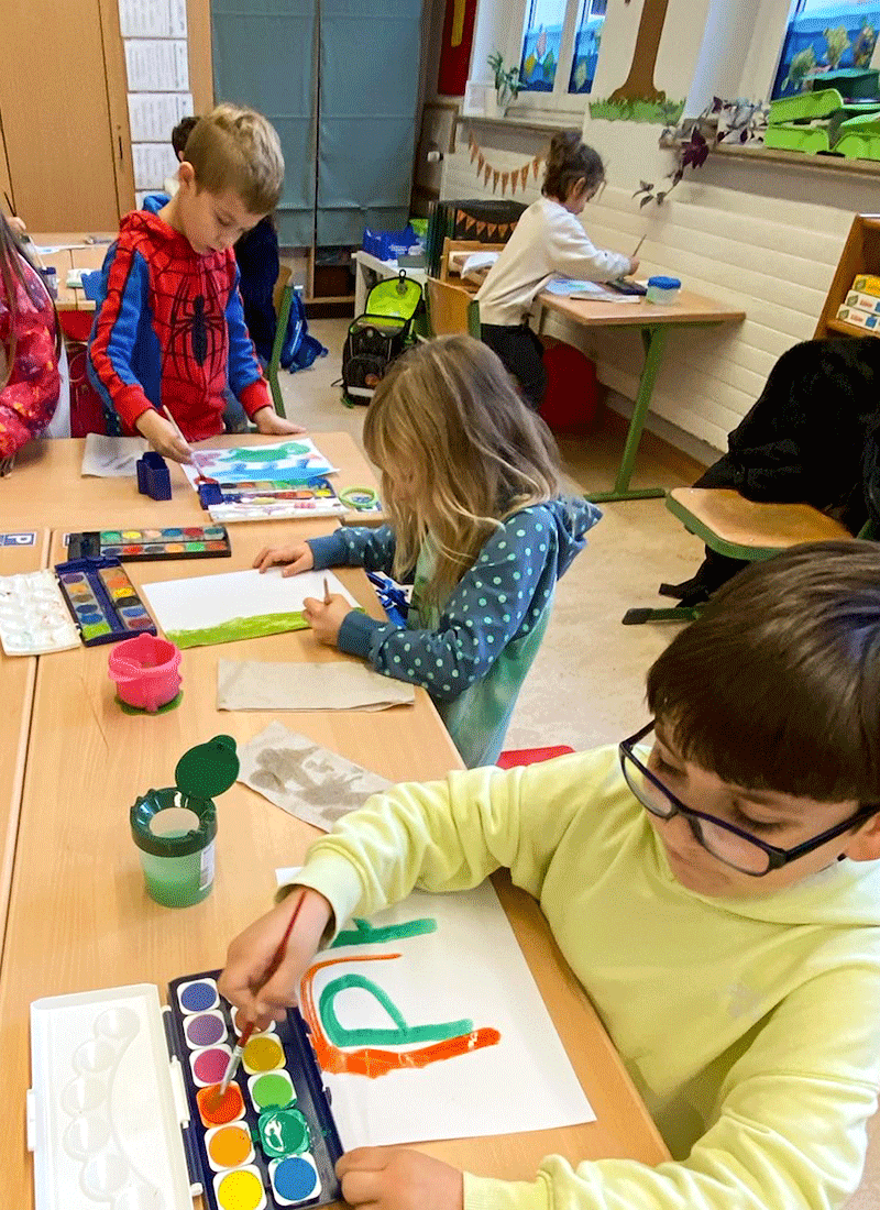Aus dem Unterricht in der Feldsieper Schule Bochum