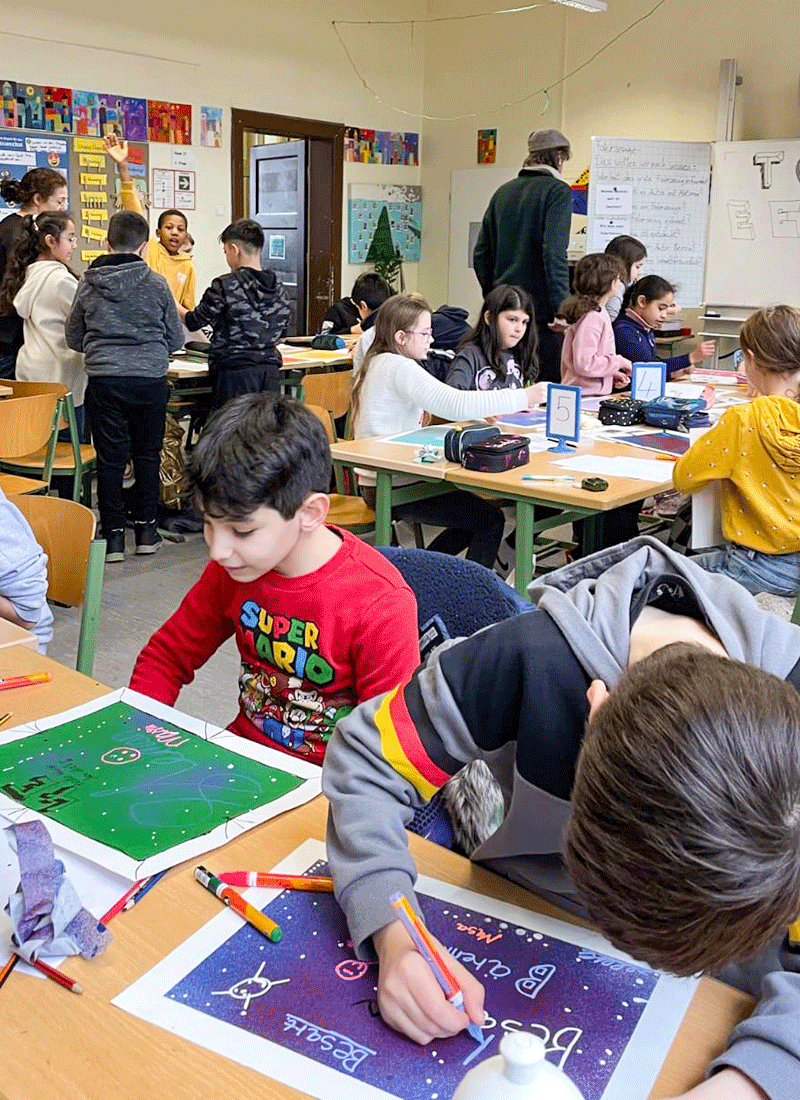 Aus dem Unterricht in der Feldsieper Schule Bochum