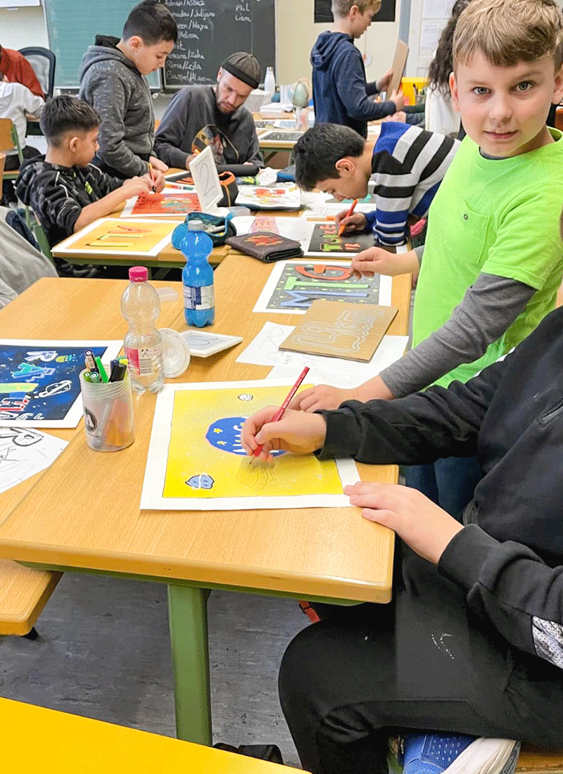 Aus dem Unterricht in der Feldsieper Schule Bochum