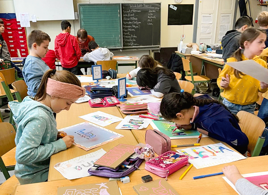 Aus dem Unterricht in der Feldsieper Schule Bochum