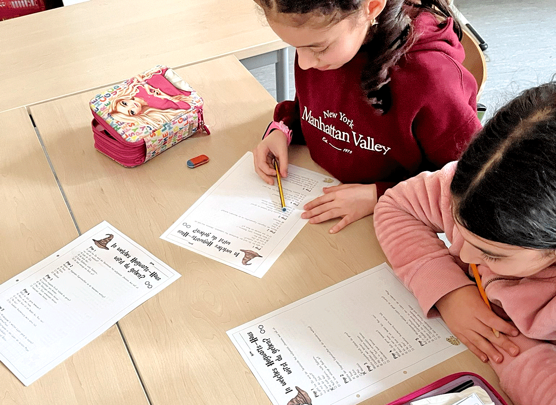 Aus dem Unterricht in der Feldsieper Schule Bochum
