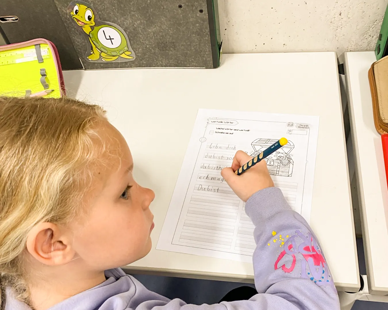 Aus dem Unterricht in der Feldsieper Schule Bochum
