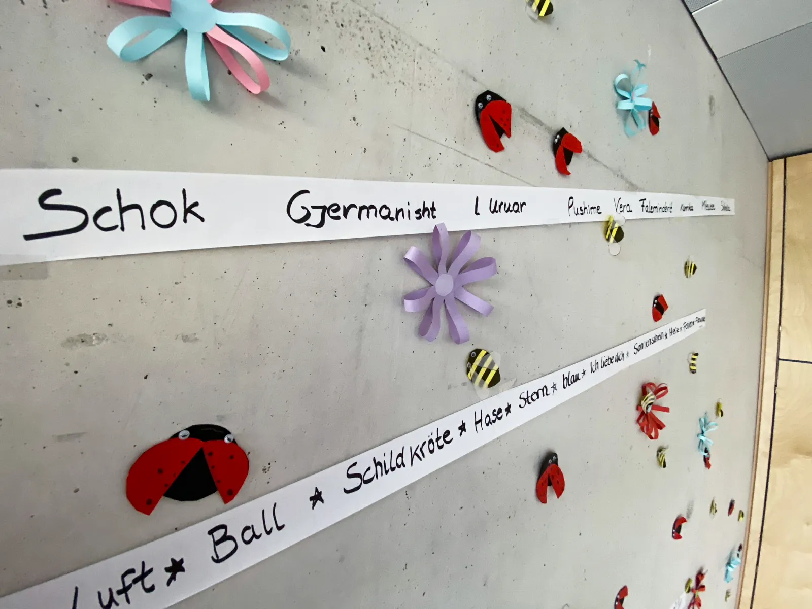 Aus dem Unterricht in der Feldsieper Schule Bochum