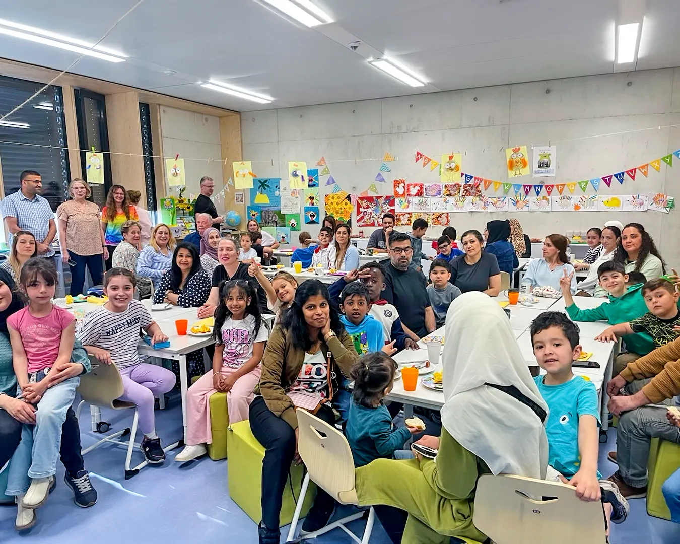 Elternfruehstueck in der 2. Klasse
