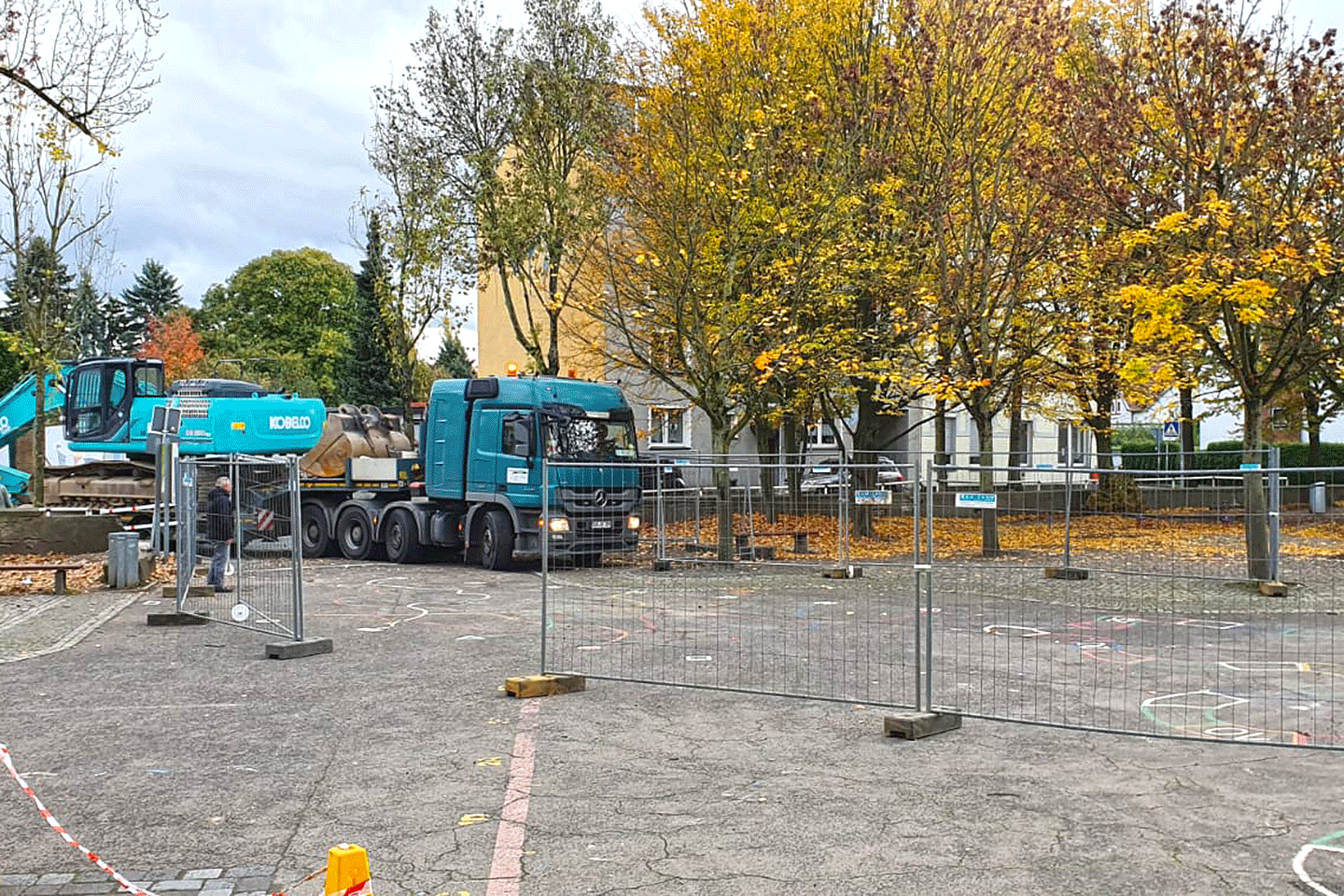 Baustellentagebuch der Errichtung eines neuen Grundschulgebäudes Feldsieper Strasse