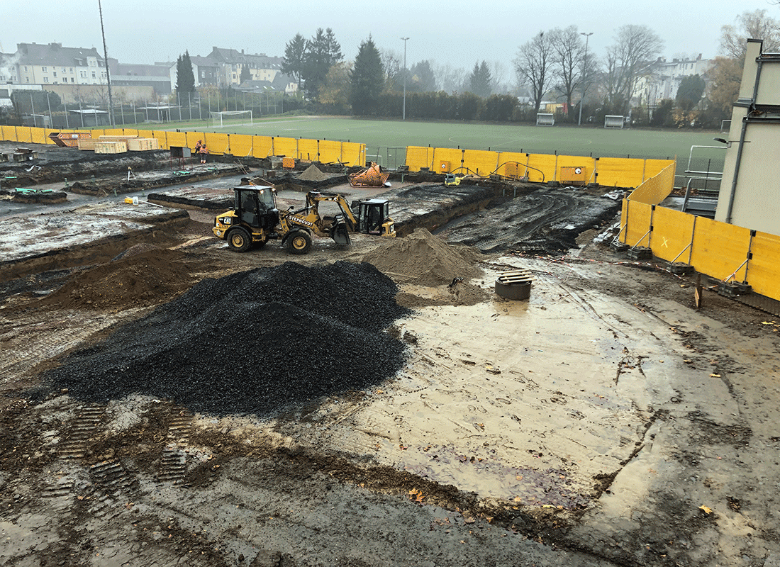 Baustellentagebuch der Errichtung eines neuen Grundschulgebäudes Feldsieper Strasse