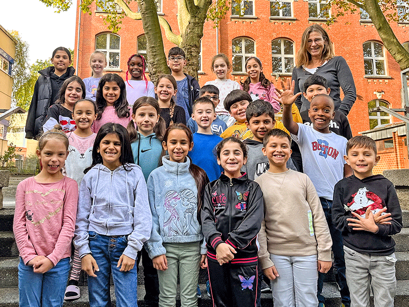 Klasse 4d an der Feldsieper Grundschule